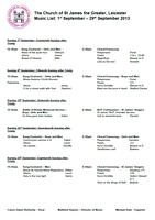 Music List