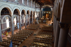 Looking west